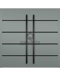 LIM C13 doble - puerta de entrada doble de aluminio macizo