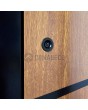 LIM C13 doble - puerta de entrada doble de aluminio macizo