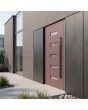 puertas de aluminio en color rosa empolvado