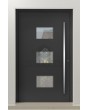 PIVOT C19: puerta de entrada pivotante moderna y lujosa de aluminio.