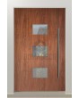PIVOT C19: puerta de entrada pivotante moderna y lujosa de aluminio.