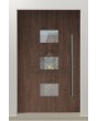 PIVOT C19: puerta de entrada pivotante moderna y lujosa de aluminio.