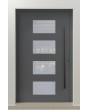 PIVOT C2 - puerta pivotante de aluminio con cuatro cristales