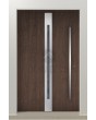 LIM C21 - puerta de entrada de aluminio con cristal