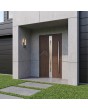 LIM C21 - puerta de entrada de aluminio con cristal