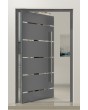 PIVOT C7 - entrada con puerta pivotante moderna