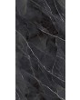 LIM Calacatta - puerta batiente de aluminio revestida de cuarzo sinterizado negro Calacatta