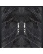 LIM Calacatta doble - puerta doble de aluminio revestida de cuarzo sinterizado Calacatta Negro