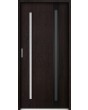Sta Cartier trois noir - Puerta de acero preinstalada con cristal