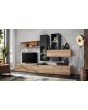 Cannes: mueble moderno de pared con soporte para televisor