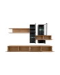 Cannes: mueble moderno de pared con soporte para televisor