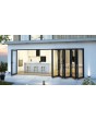 Puertas plegables de aluminio de 4 paneles