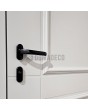 LIM CL01 doble - puerta de entrada doble de aluminio de estilo tradicional