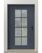 PIVOT CL06 - puerta pivotante tradicional de aluminio de estilo clásico con cristal