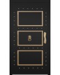 LIM CL07 - Puerta de entrada de aluminio de estilo tradicional