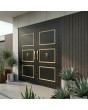 LIM CL05 doble - puerta batiente de aluminio tradicional de estilo clásico