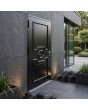 LIM CL12 - Puerta de aluminio de diseño clásico para el hogar