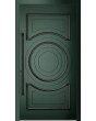 LIM CL16: puerta de entrada de aluminio de estilo tradicional