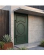 LIM CL16: puerta de entrada de aluminio de estilo tradicional