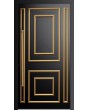 LIM CL17 - Puerta de entrada de aluminio de estilo tradicional