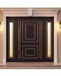 LIM CL17 - Puerta de entrada de aluminio de estilo tradicional