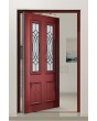 PIVOT CL18: puerta pivotante de estilo tradicional con cristal