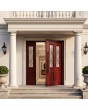 PIVOT CL18: puerta pivotante de estilo tradicional con cristal