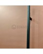 PIVOT M14 - puerta pivotante de aluminio con textura de cobre de metal fresado