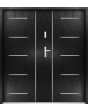 Sta Cortez Double - doble puerta delantera exterior de acero inoxidable