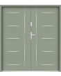 Sta Cortez Double - doble puerta delantera exterior de acero inoxidable