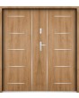 Sta Cortez Double - doble puerta delantera exterior de acero inoxidable