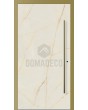 LIM Cristallo - puerta batiente de aluminio recubierta de cuarzo sinterizado Cristallo