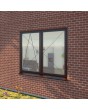 AL86-D2 - Ventana doble de aluminio oscilobatiente