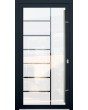 LIM Glass S7 - puerta exterior esmerilada con decoración transparente
