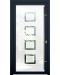 LIM Glass S8 - puerta principal esmerilada con decoración transparente
