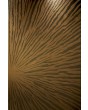 PIVOT M29 - puerta pivotante de aluminio con textura marrón de metal fresado