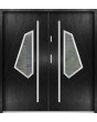 Sta Diaz Double: puerta comercial de seguridad doble de acero con marco.