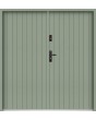 Sta Eon Double: puerta de entrada doble de acero de alta seguridad con nervaduras.