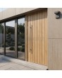 Puerta de entrada de acero de alta seguridad Turner Oak con sistema de cierre multipunto