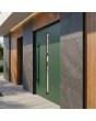 Puerta de entrada de aluminio ecológica, asequible y de alta calidad.