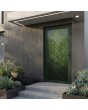 LIM FS1: puerta con bisagras de aluminio de alta calidad con cristal verde fusible.