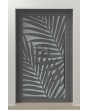 LIM G3 - Puerta de aluminio y cristal con panel decorativo