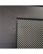  LIM G5 - Puerta de entrada acristalada de aluminio con motivo de tigre en el panel decorativo