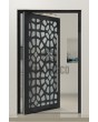 PIVOT G2 - Puerta pivotante de aluminio acristalada con panel decorativo
