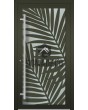 LIM G3 - Puerta de aluminio y cristal con panel decorativo
