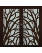 LIM G3 doble - Puerta de aluminio con doble cristal y panel decorativo