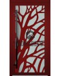 LIM G4 - Puerta de entrada de aluminio acristalada con panel decorativo