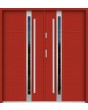 Sta Galileo Double: puertas dobles modernas y minimalistas de acero con cristal.