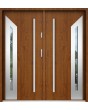 Sta Gaspard Double: puerta doble decorativa de acero para la entrada de una villa.