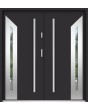 Sta Gaspard Double: puerta doble decorativa de acero para la entrada de una villa.